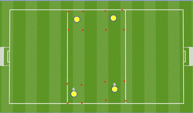 Football/Soccer Session Plan Drill (Colour): 1