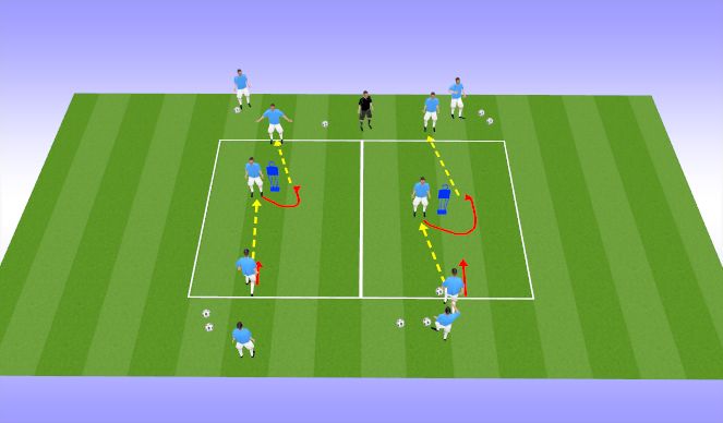 Football/Soccer Session Plan Drill (Colour): Screen 1