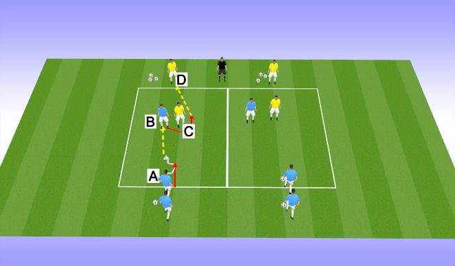 Football/Soccer Session Plan Drill (Colour): Screen 2