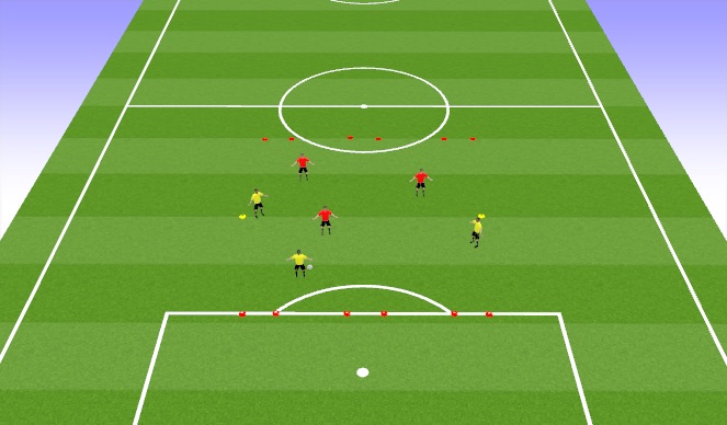 Football/Soccer Session Plan Drill (Colour): Activity 1
