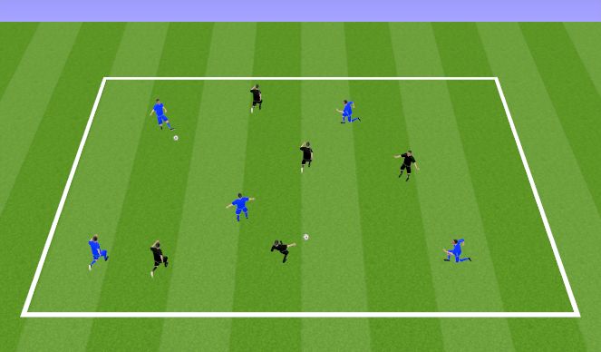 Football/Soccer Session Plan Drill (Colour): #'s Passing