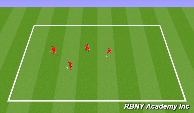 Football/Soccer Session Plan Drill (Colour): Intro