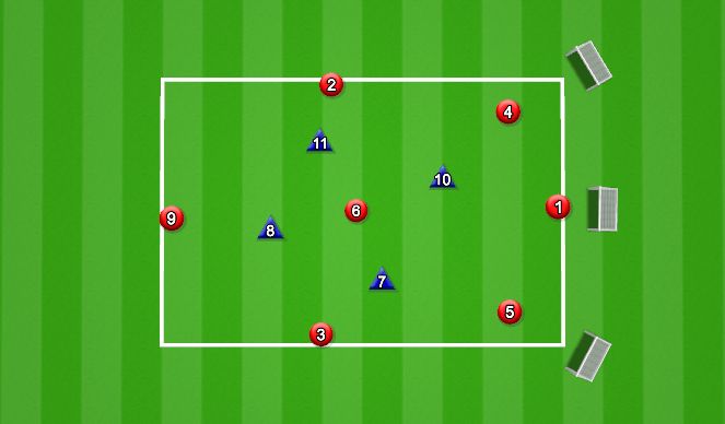 Football/Soccer Session Plan Drill (Colour): Screen 1