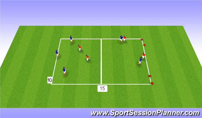 Football/Soccer Session Plan Drill (Colour): Screen 4