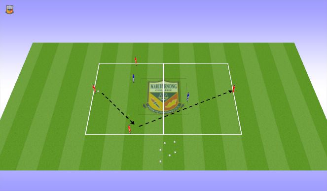 Football/Soccer Session Plan Drill (Colour): Rondo