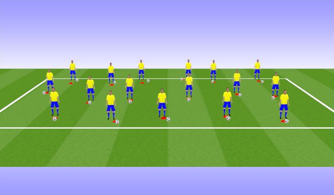 Football/Soccer Session Plan Drill (Colour): TP13 #Ball mastery