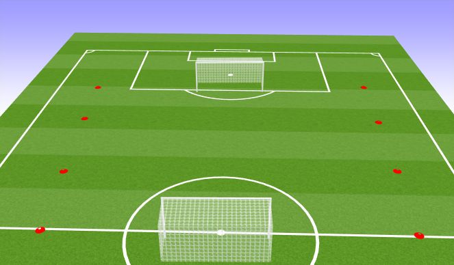 Football/Soccer Session Plan Drill (Colour): Murder ball