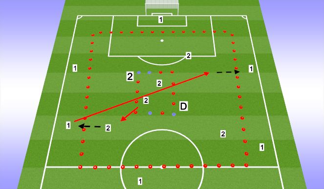 Football/Soccer Session Plan Drill (Colour): Screen 3