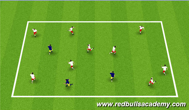 Football/Soccer Session Plan Drill (Colour): Shrek and Donkey