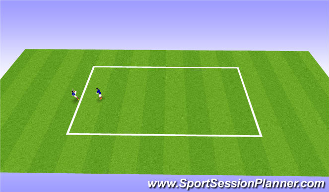Football/Soccer Session Plan Drill (Colour): Technical Warm Up