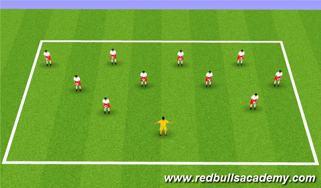 Football/Soccer Session Plan Drill (Colour): Juggling/Ball mastery