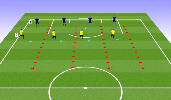 Football/Soccer Session Plan Drill (Colour): Tech