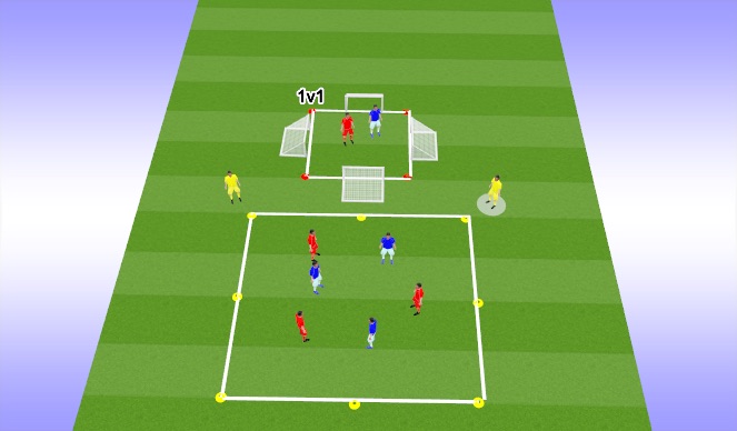 Football/Soccer Session Plan Drill (Colour): Screen 1