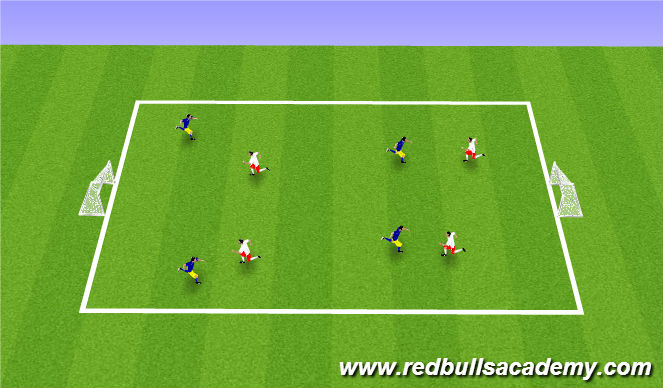 Football/Soccer Session Plan Drill (Colour): Free Play