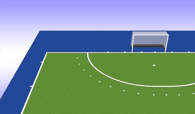 Hockey Session Plan Drill (Colour): Screen 6