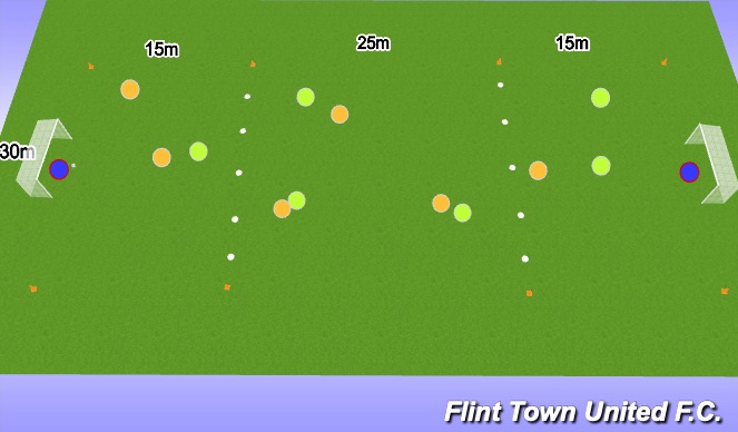 Football/Soccer Session Plan Drill (Colour): Skill/SSG