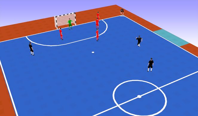 Futsal Session Plan Drill (Colour): A