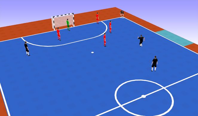 Futsal Session Plan Drill (Colour): D