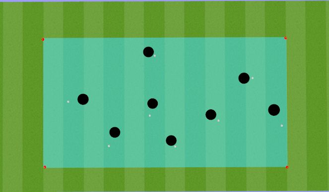 Football/Soccer Session Plan Drill (Colour): Player Arival & secondary learning outcome