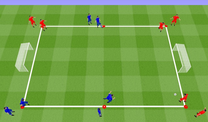 Football/Soccer Session Plan Drill (Colour): Animation 5