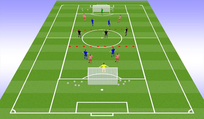 Football/Soccer Session Plan Drill (Colour): Screen 1