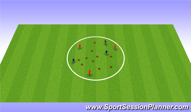 Fútbol Ejercicio del Plan de Sesiones (Color): Screen 1
