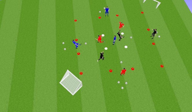 Football/Soccer Session Plan Drill (Colour): Technical