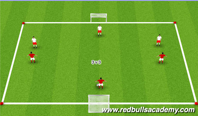 Football/Soccer Session Plan Drill (Colour): Condition Game