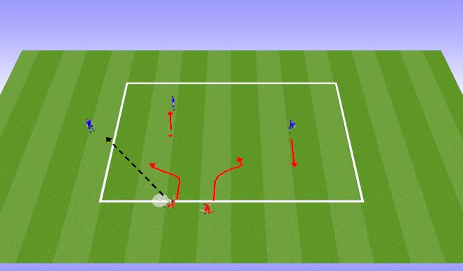 Football/Soccer Session Plan Drill (Colour): Screen 2