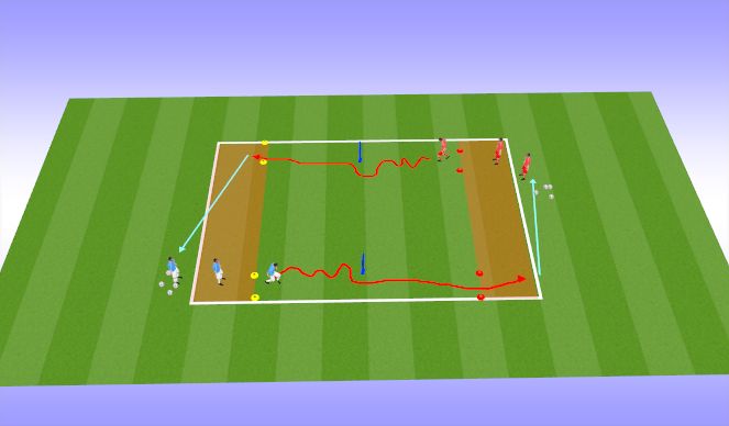 Football/Soccer Session Plan Drill (Colour): Screen 2