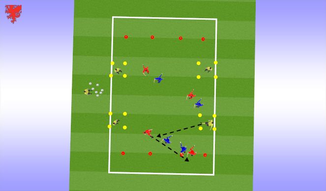 Football/Soccer Session Plan Drill (Colour): Screen 2