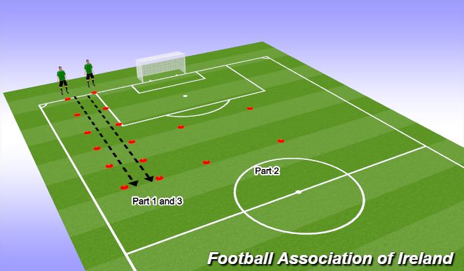 Football/Soccer Session Plan Drill (Colour): FiFa11+