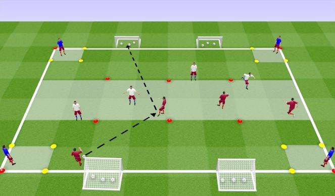 Football/Soccer Session Plan Drill (Colour): SB Skill Training