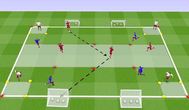 Football/Soccer Session Plan Drill (Colour): SB Skill Training II