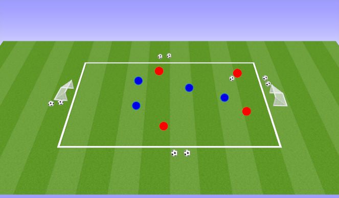 Football/Soccer Session Plan Drill (Colour): Skill Training 02