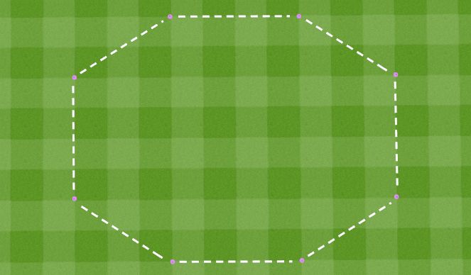 Football/Soccer Session Plan Drill (Colour): Octogone