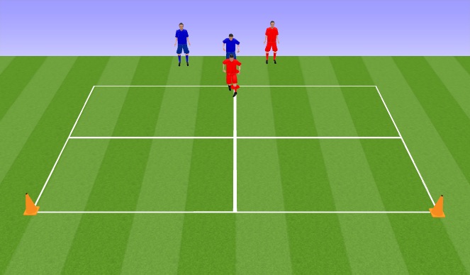 Football/Soccer Session Plan Drill (Colour): Animation 1