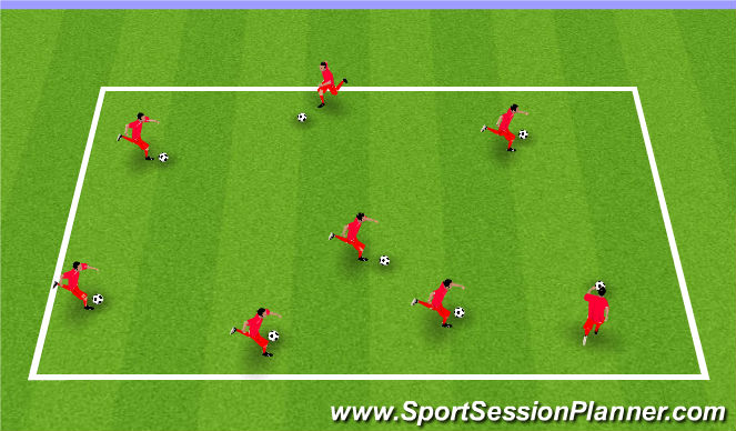 Football/Soccer Session Plan Drill (Colour): Art Attack