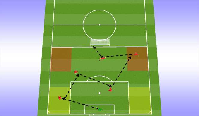 Football/Soccer Session Plan Drill (Colour): Small-sided game