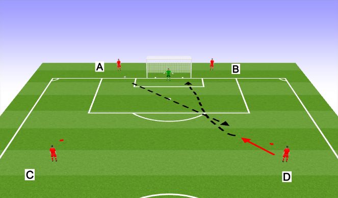 Football/Soccer Session Plan Drill (Colour): Warm Up