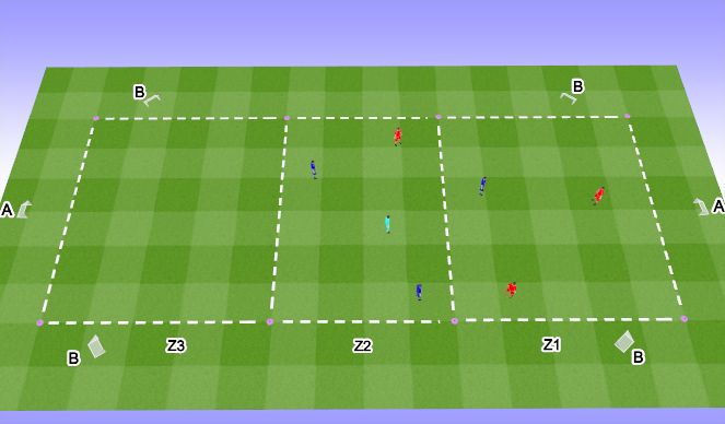Football/Soccer Session Plan Drill (Colour): Screen 1