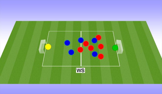 Football/Soccer Session Plan Drill (Colour): Game Training