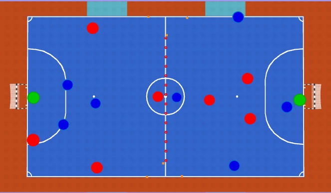 Futsal Session Plan Drill (Colour): Main Activi