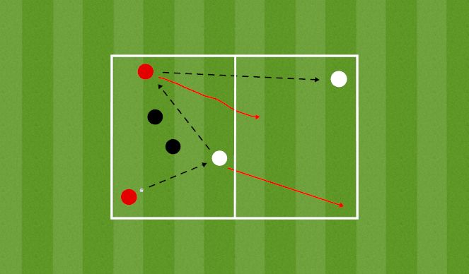 Football/Soccer Session Plan Drill (Colour): 8. 2v2v2 Rondo