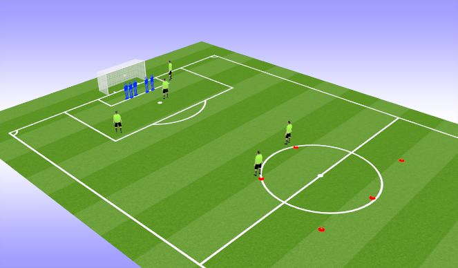 Football/Soccer Session Plan Drill (Colour): Animation 1