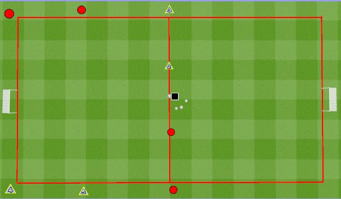 Football/Soccer Session Plan Drill (Colour): Prog II