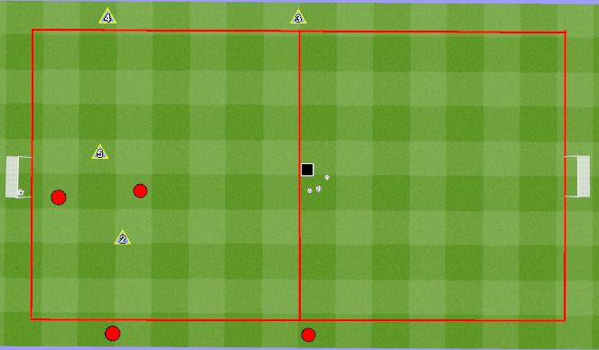 Football/Soccer Session Plan Drill (Colour): Prog III