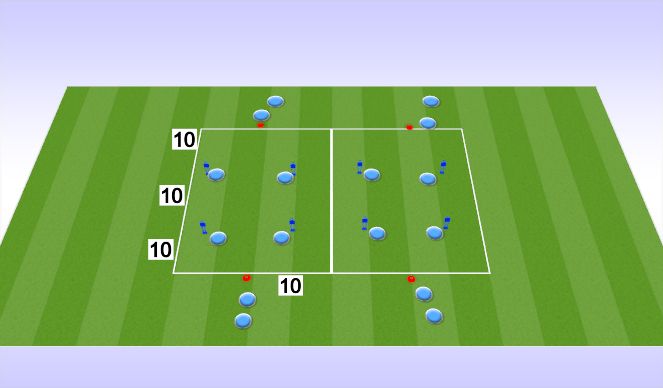 Football/Soccer Session Plan Drill (Colour): Screen 1