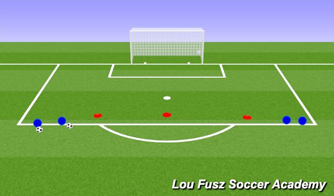 Football/Soccer Session Plan Drill (Colour): Animation 1