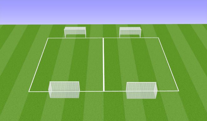 Football/Soccer Session Plan Drill (Colour): 5v5 tournament